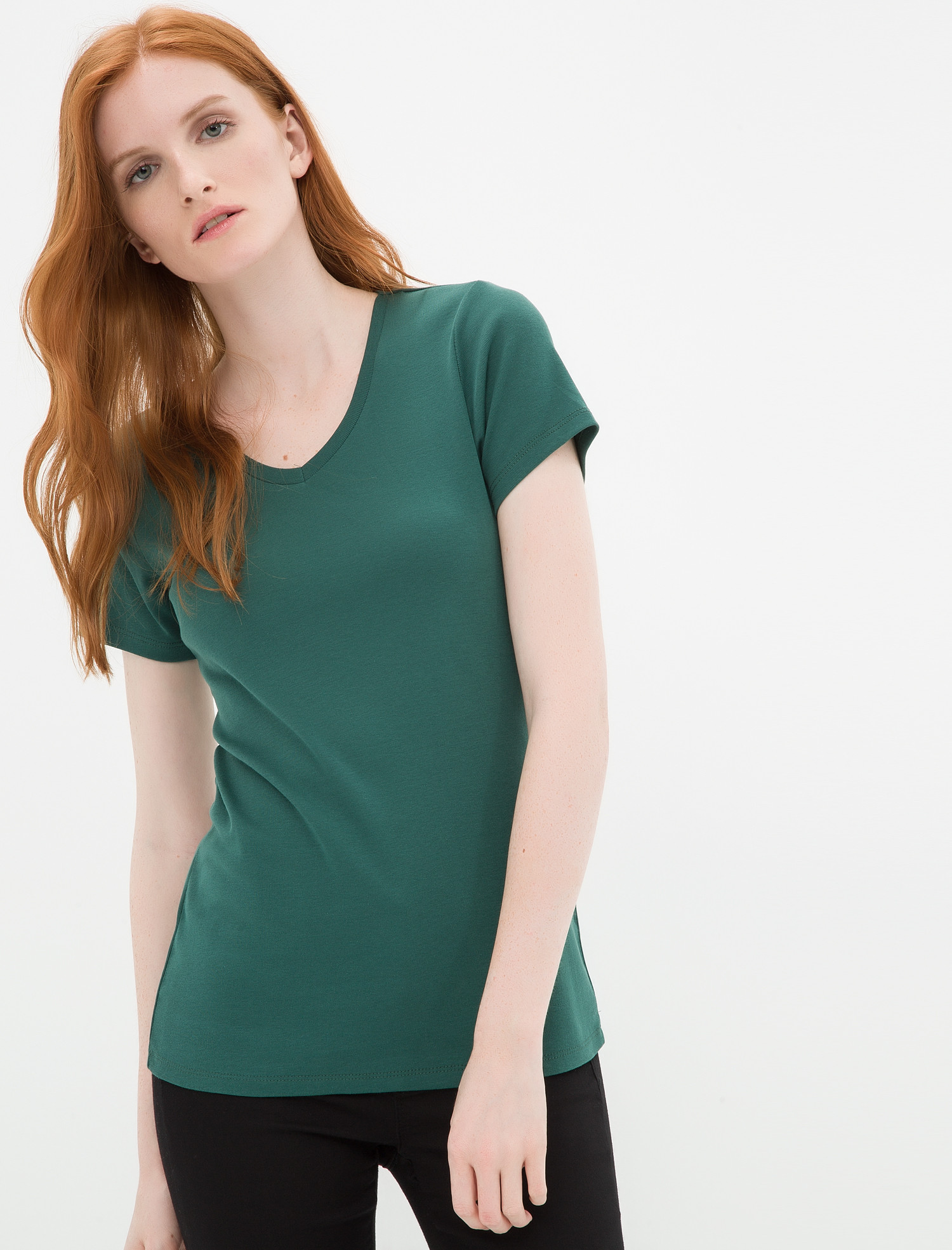 

Футболка Koton 7KTK12951SK  Green, Футболка Koton 7KTK12951SK S Green