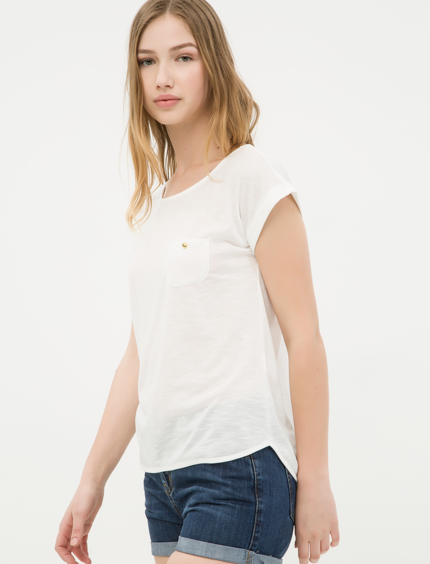 

Футболка Koton 6YAK12406CK M Off White