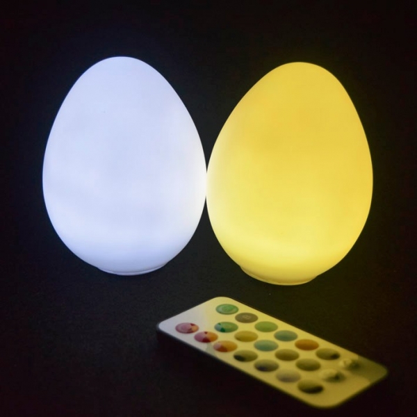 

Светодиодные водонепроницаемые светильники Ledart EGG79W на батарейках с пультом ДУ, набор 2шт
