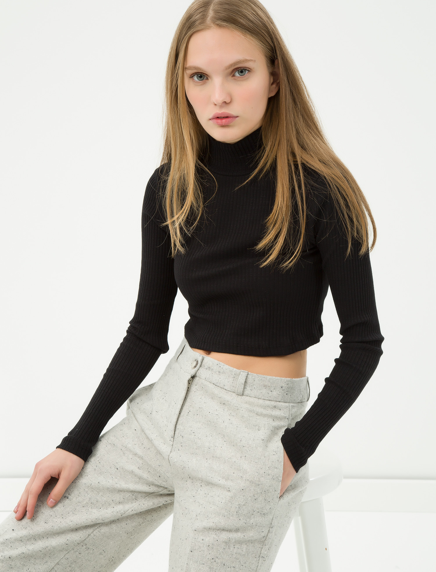 

Футболка Koton 7KAL11122JK S Black