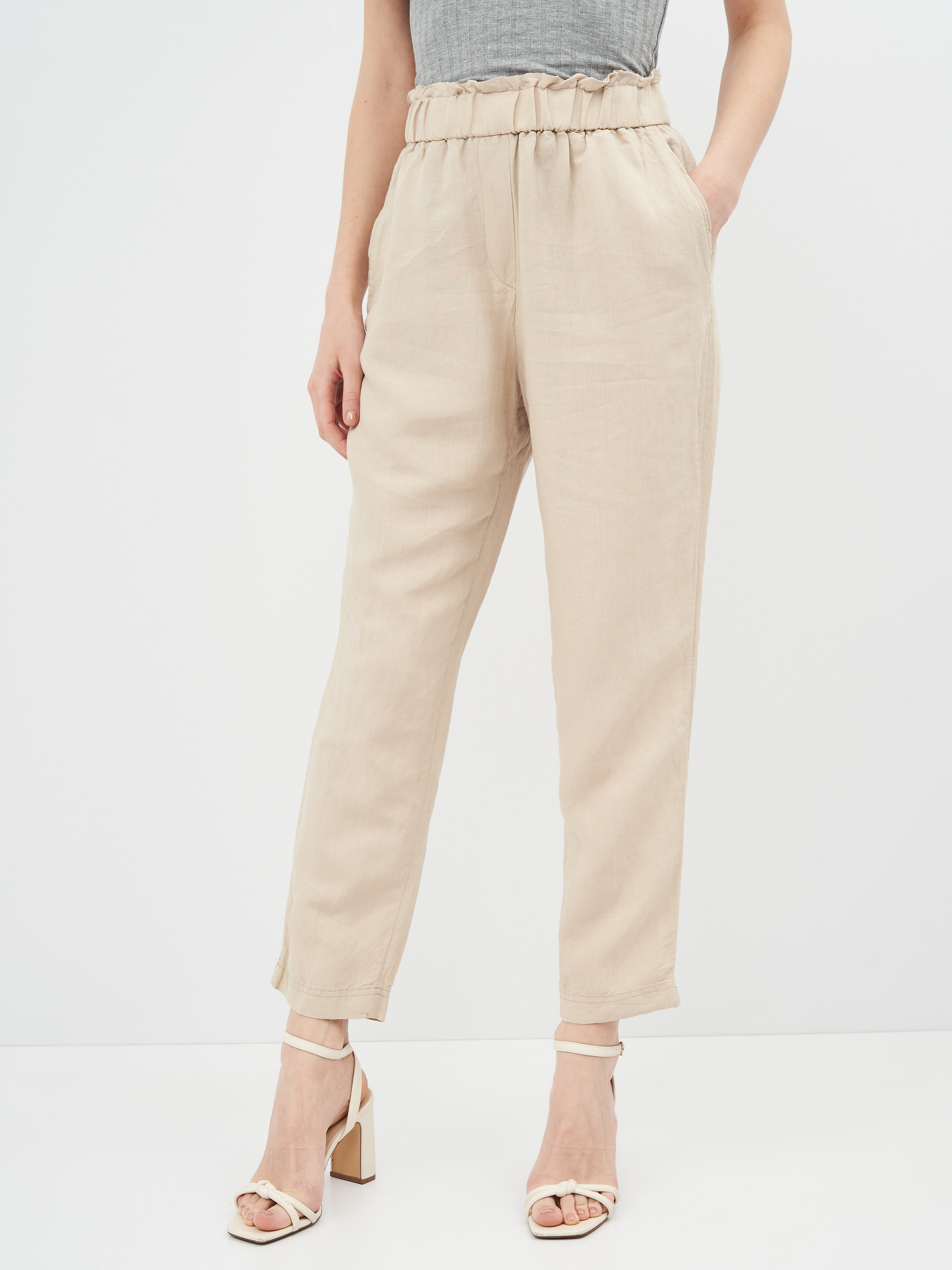 

Брюки H&M 102-8192634  Бежевые, Брюки H&M 102-8192634 38 Бежевые
