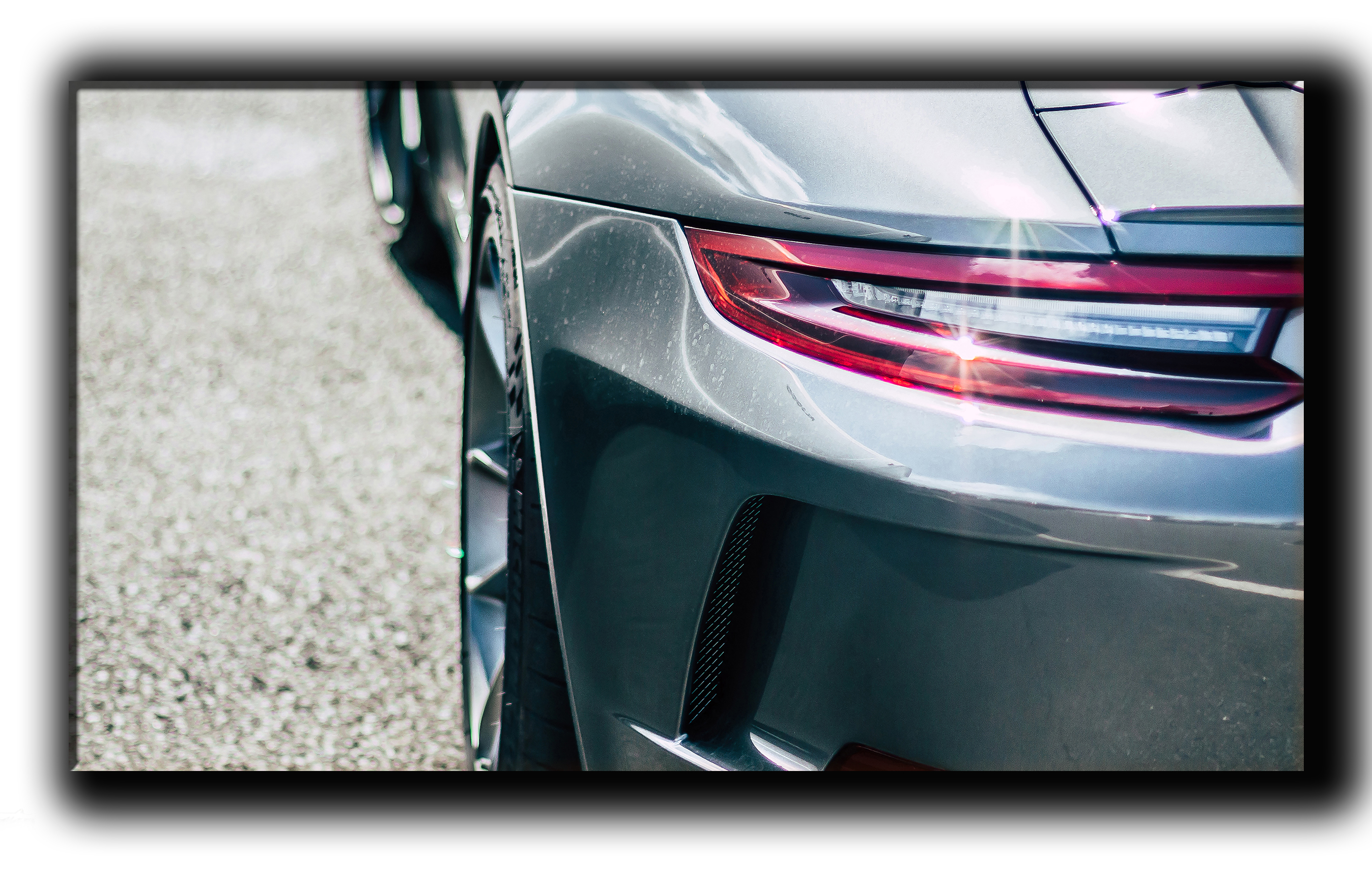 

картина на холсте Porsche 911 GT3 спортивные гоночные авто суперкары Hotel Arizona HD 59 см x 102 см