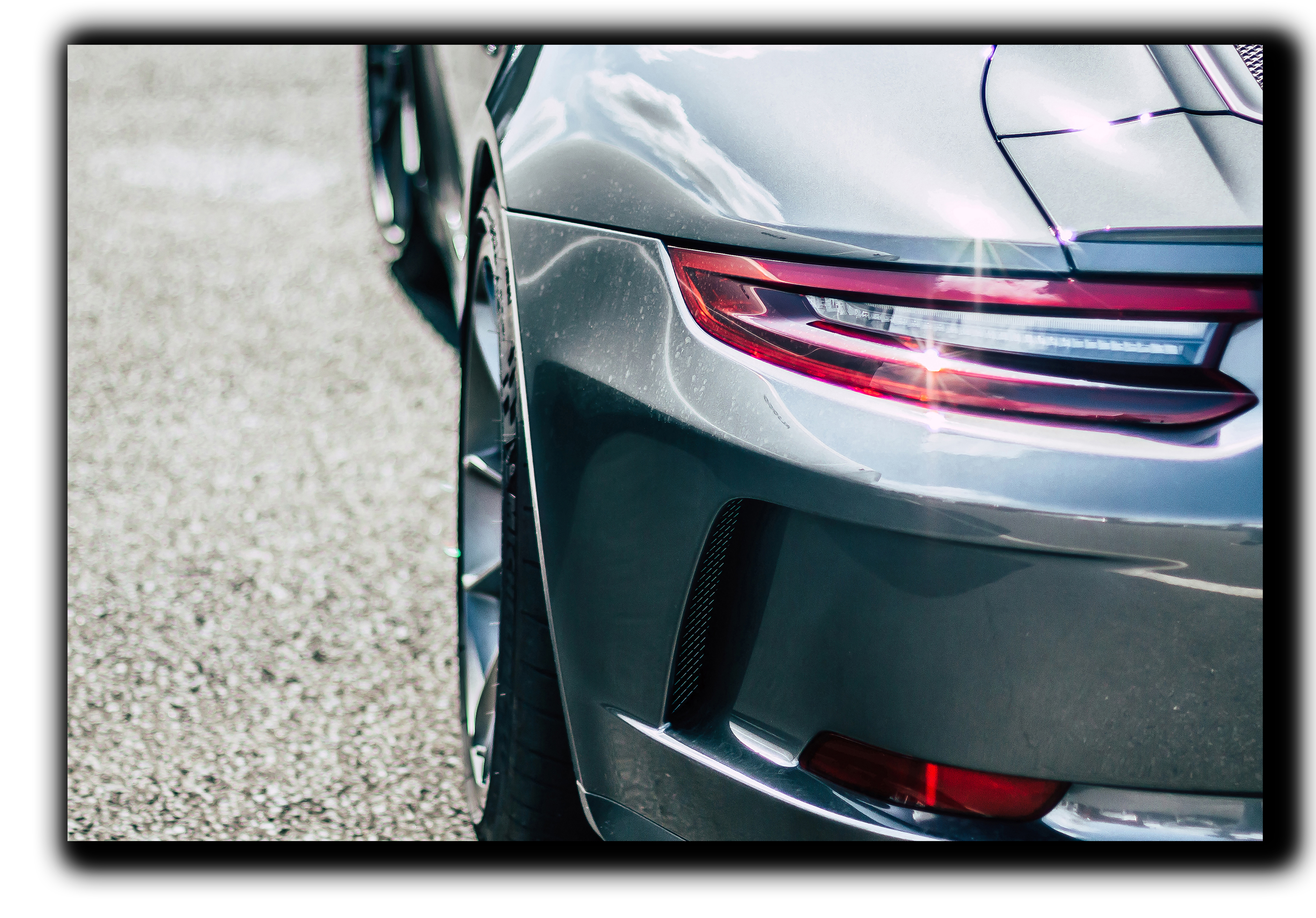 

картина на холсте Porsche 911 GT3 спортивные гоночные авто суперкары Hotel Arizona HD 84 см x 127 см