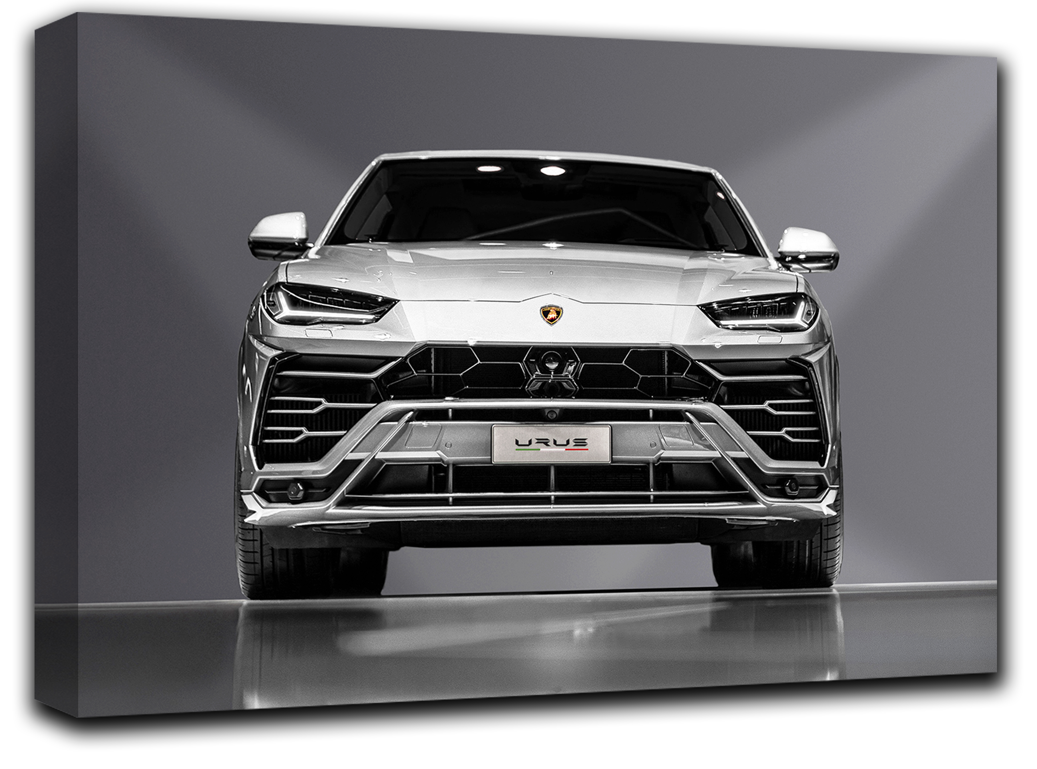 

картина на холсте авто Lamborghini Urus споривное авто Hotel Arizona HD 28 см x 41 см