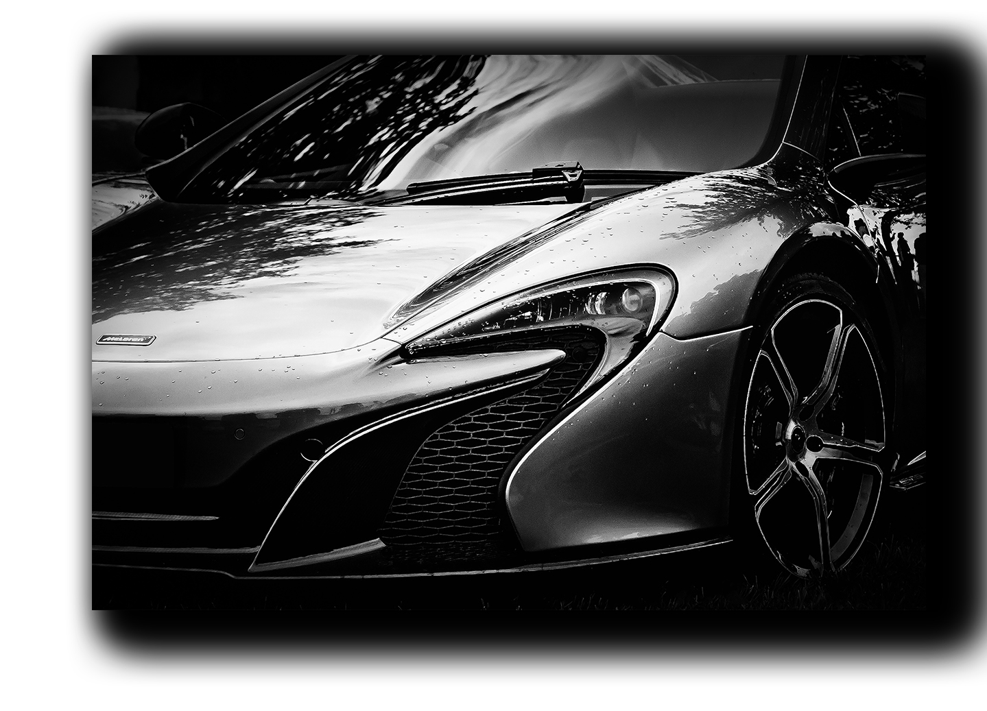 

картина на холсте Mclaren 650S суперкар Hotel Arizona HD 28 см x 41 см