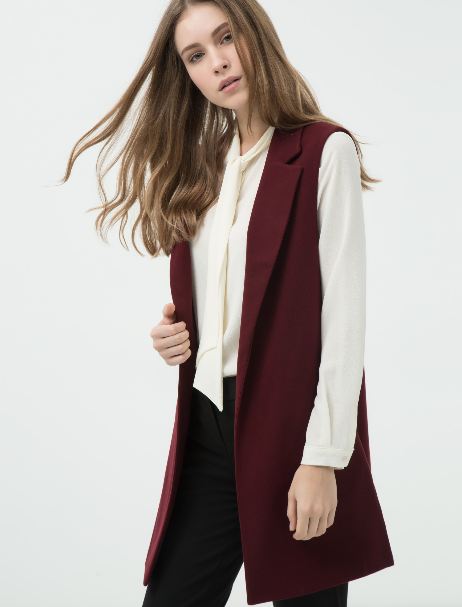 

Жилет Koton 7KAK32329CW 42 Cherry