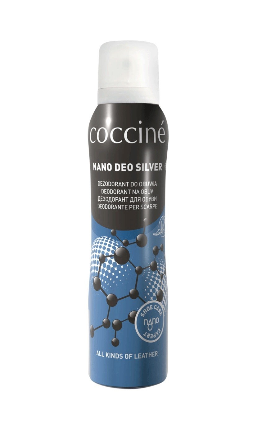 

Дезодорант для обуви с ионами серебра Coccine NANO DEO SILVER 150 мл