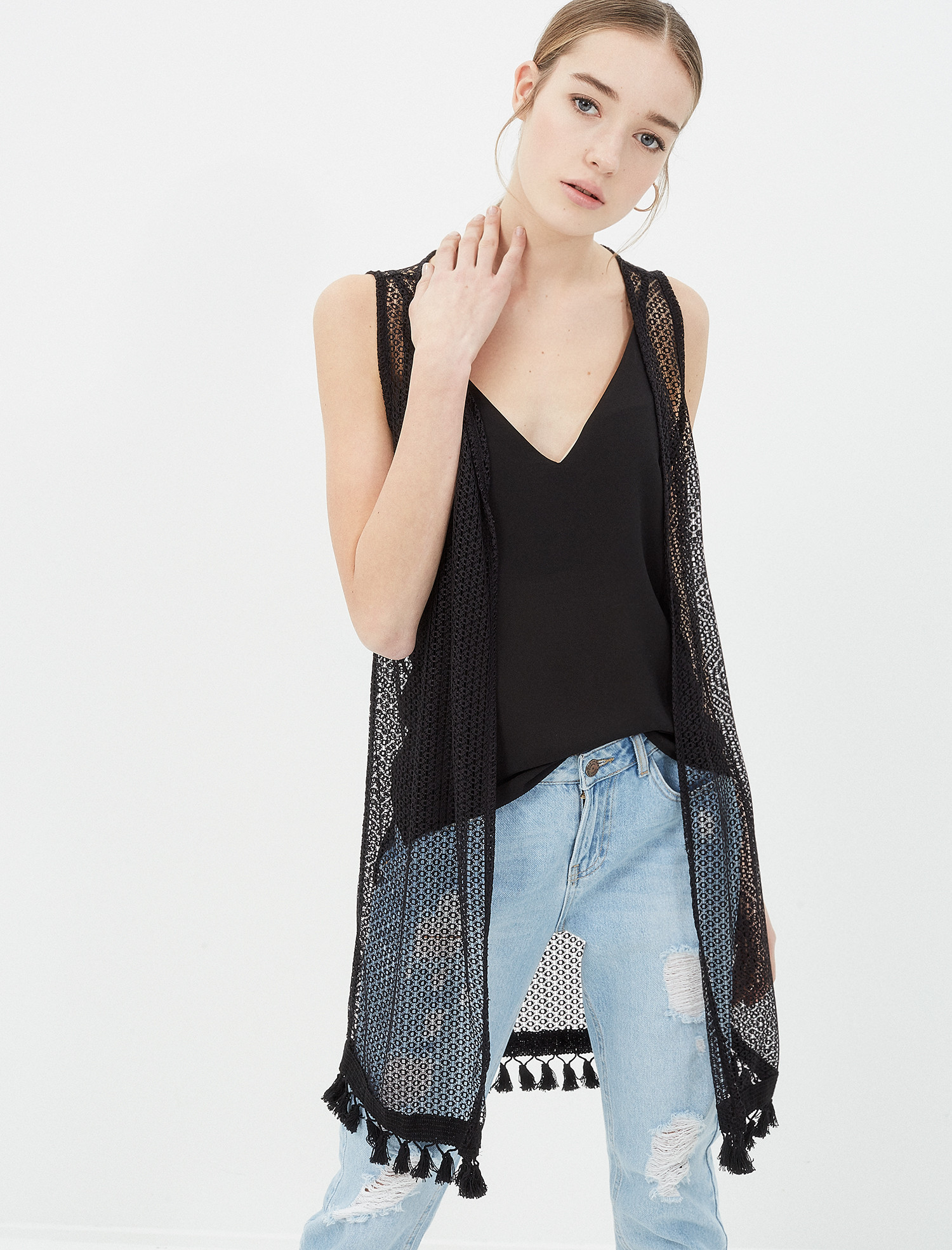 

Жилет Koton 7YAL31762JK XS Black