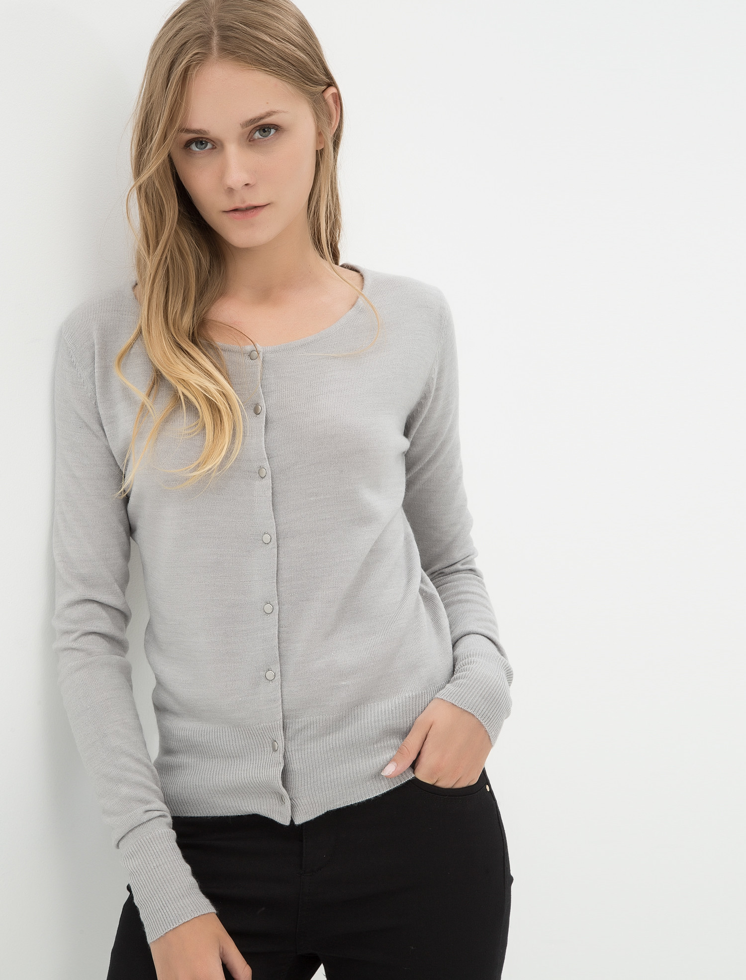 

Кардиган Koton 7KAK92517YT XXL Grey