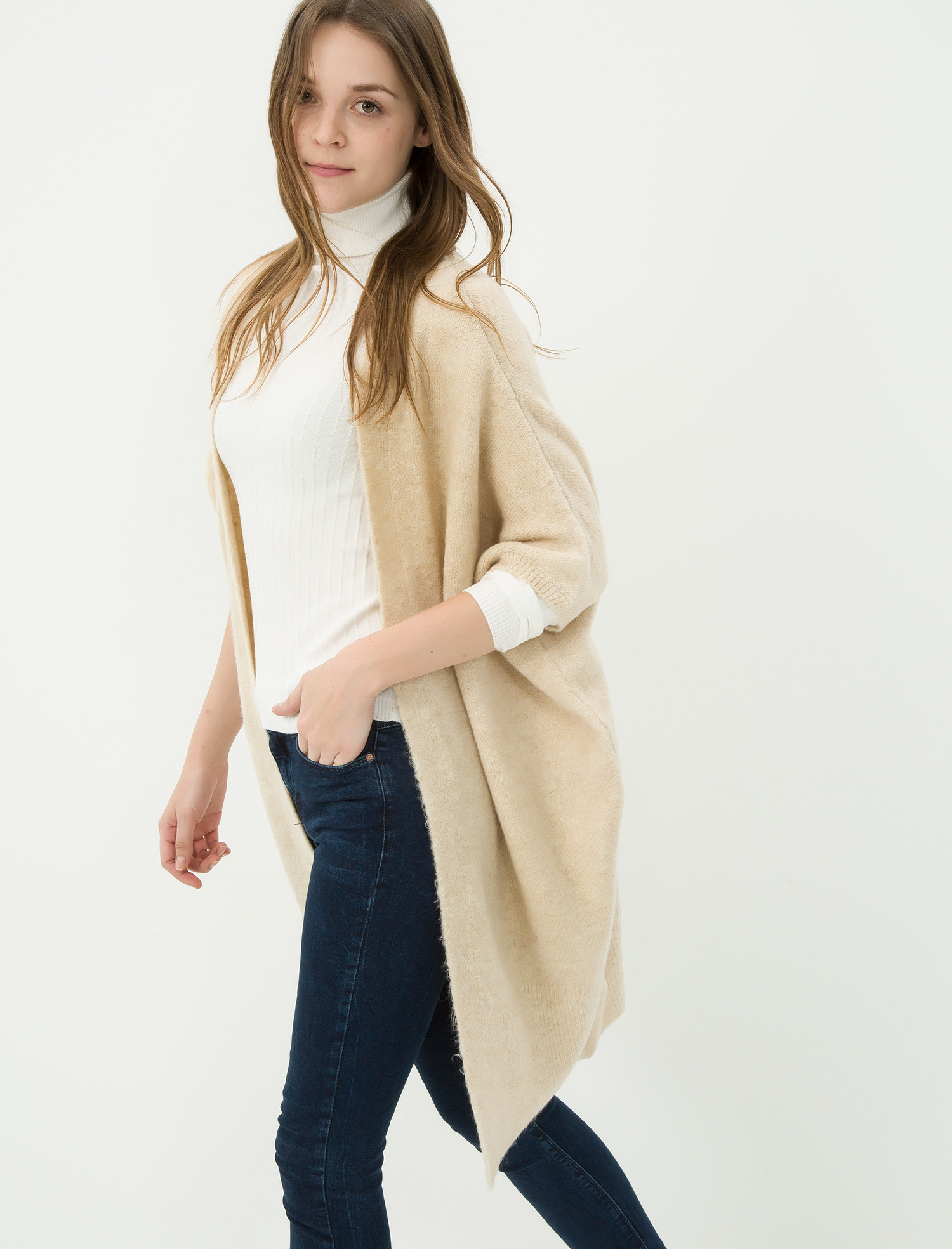 

Кардиган Koton 7KAK94025OT S Beige