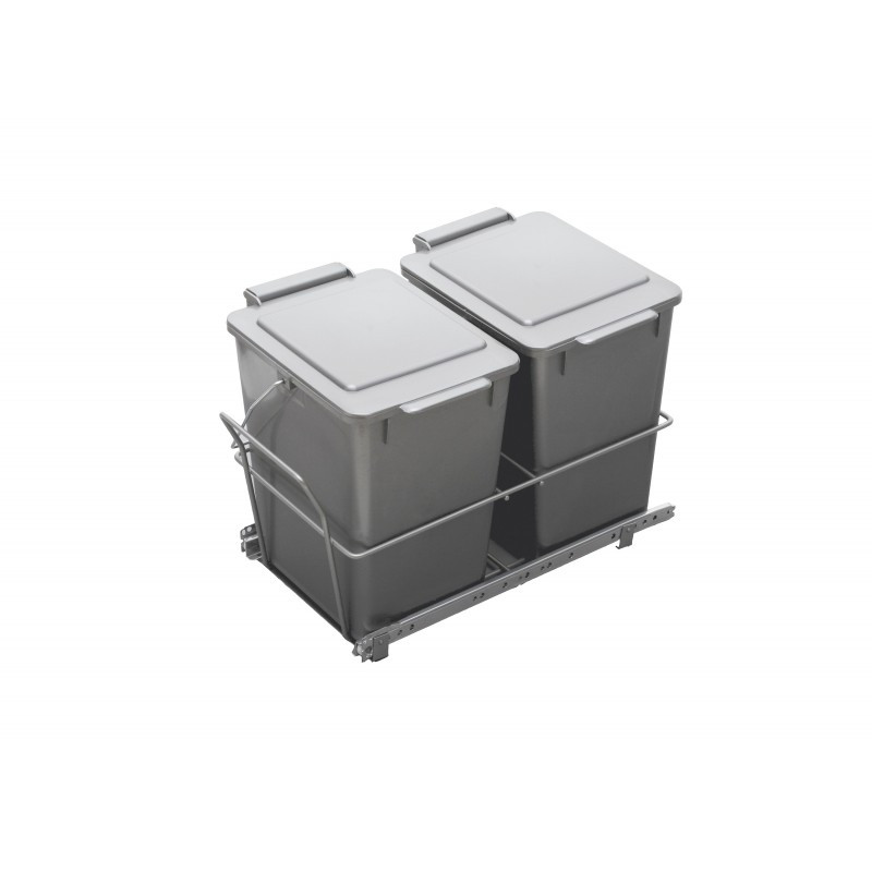

Мусорное ведро Rejs двойное 2x12l фасад 40