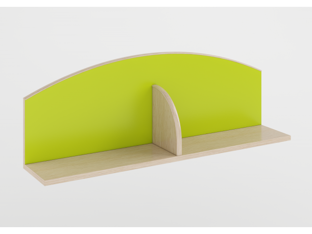 

Полка KidsBunkBed П05 дуб молочный лайм 902 мм x176 мм x296 мм