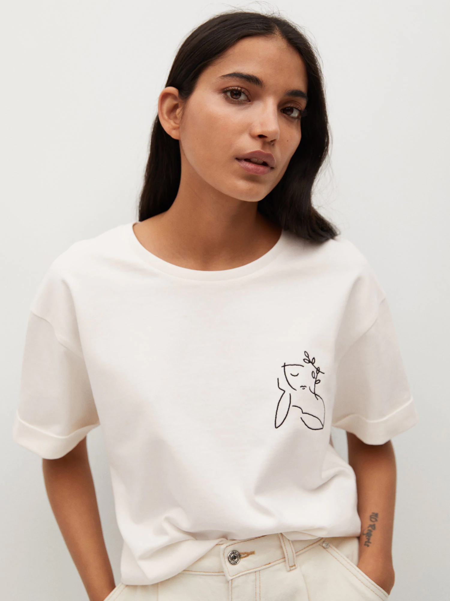 

Футболка Mango 87015677-01, Футболка Mango 87015677-01 S