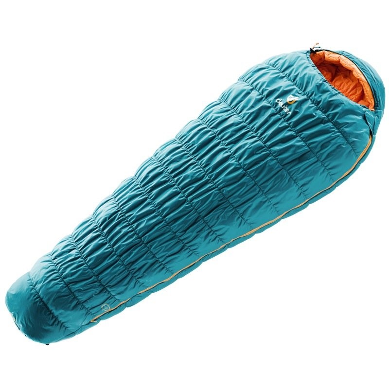 

Спальник Deuter Exosphere -10° SL L лівий Petrol-Mango (1052-3700819 3911 1)