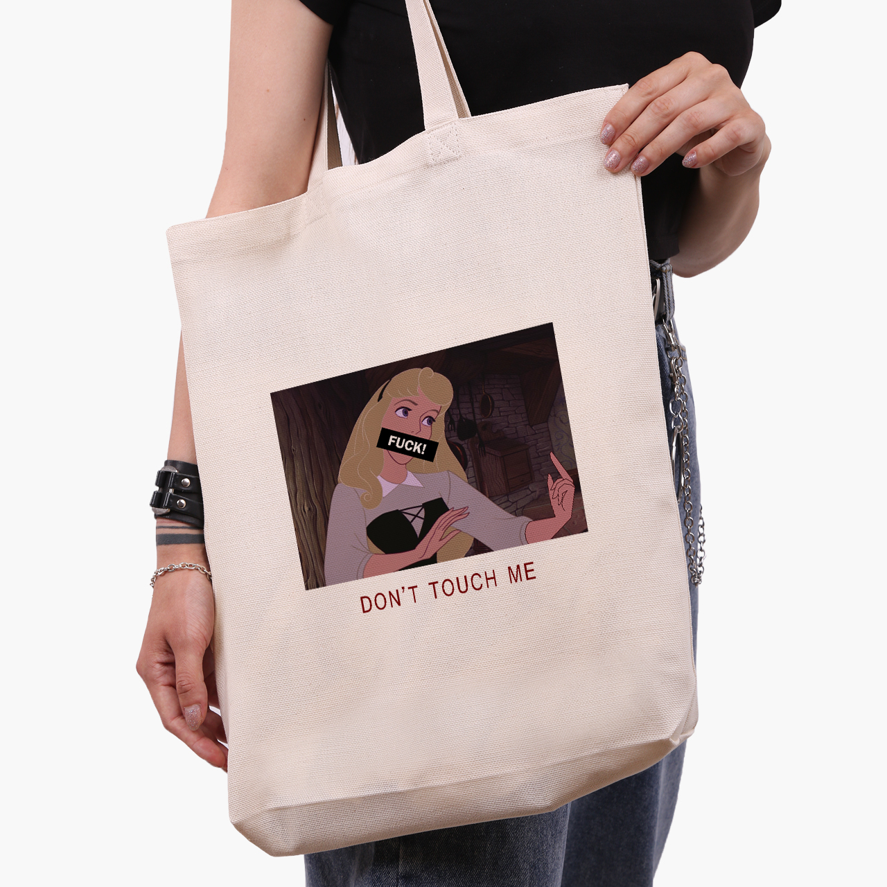 

Эко сумка шоппер Disney Sleeping Beauty (9227-1431-1) 41x35x8.5 см Белый
