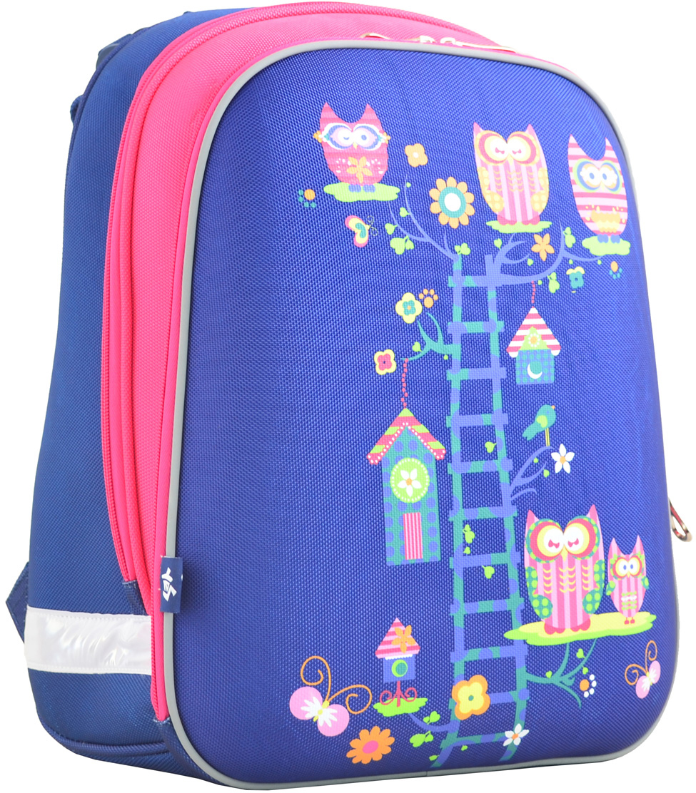 

Рюкзак школьный каркасный YES H-12 Owl blue 38x29x15 Женский (554495)