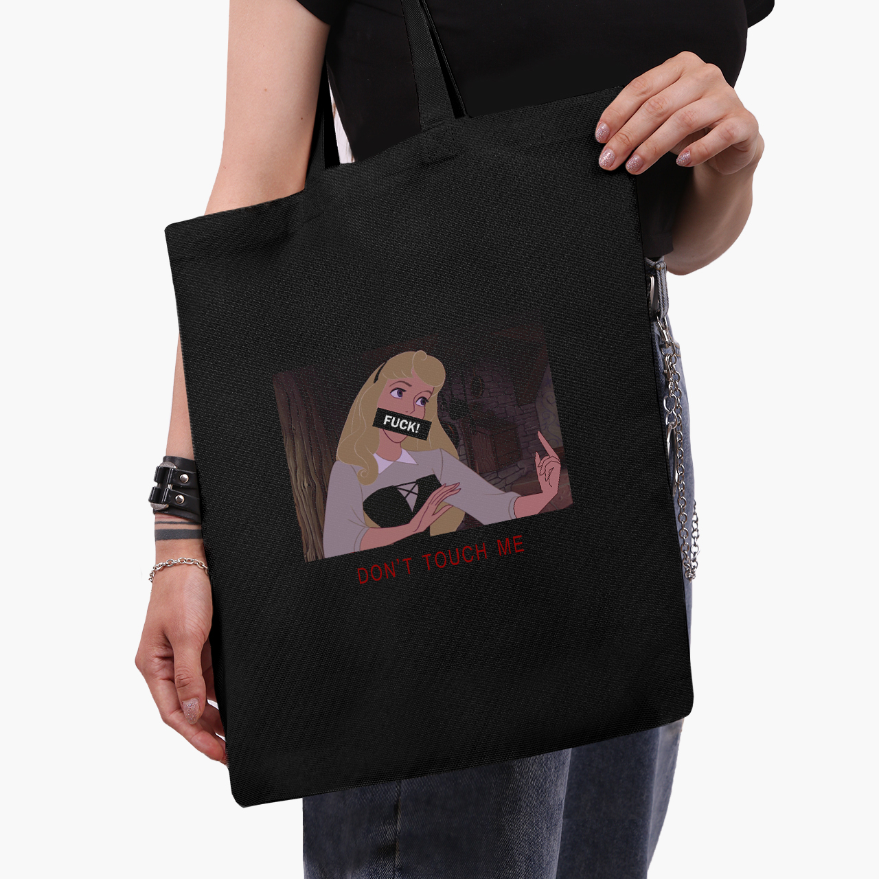 

Эко сумка шоппер Disney Sleeping Beauty (9227-1431-2) 41x35 см Черный