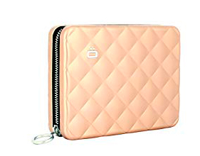 

Кошелек на молнии OGON Quilted passport розово-золотистый (WoW 6555)