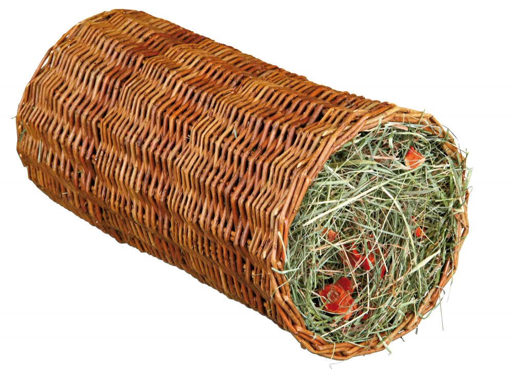 

Кормушка Trixie для грызунов с травой и кусочками моркови 20см х 38см 220гр (TX-60777)