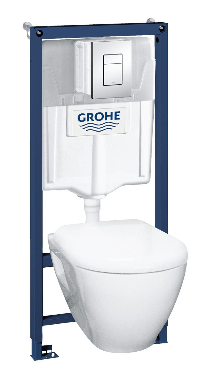 

Инсталяция Grohe Solido Perfect 4в1 38772001 с подвесным унитазом 52х35,5 в комплекте с сидением Soft-close