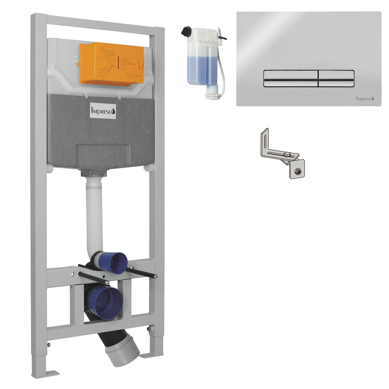 

Инсталляция Imprese для унитаза 3в1 Imprese Imprese PANI хром OLIpure i9120OLIpure