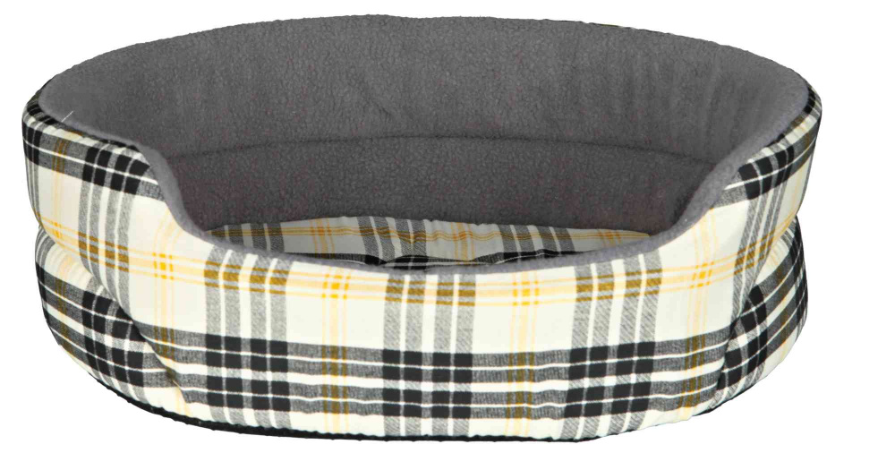 

Лежак мягкое место Lucky Trixie 65см х 55cм бежевый с серым (TX-37023)