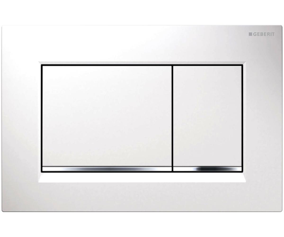 

Смывная клавиша Geberit Sigma 30 двойной смыв белый/хром 115.883.KJ.1