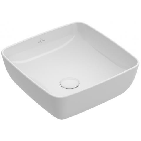 

Умывальник VILLEROY & BOCH Artis 41*41см на столешницу без перелива белый альпин 41784101