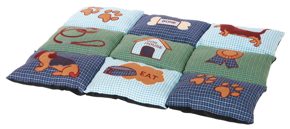 

Лежак матрац Patchwork Trixie 80см х 55см синий с зеленым (TX-37069)