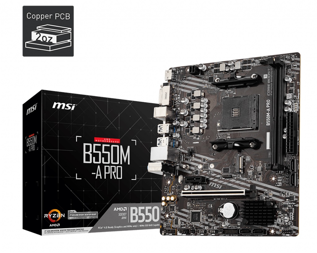 

MSI B550M-A Pro Socket AM4