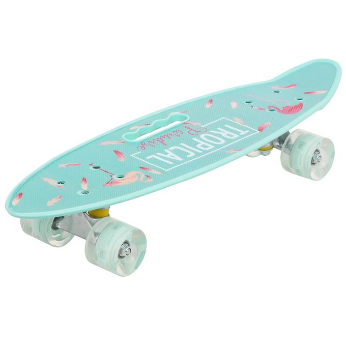 

Детский скейт Пенни борд Фламинго C40310 Best Board, доска=55см, колёса PU со светом (диаметр 6см)