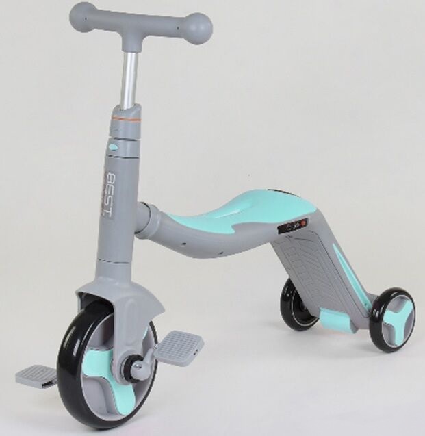 

Самокат 3в1 JT 10181 Best Scooter, самокат-велобег-велосипед, свет, 8 мелодий, колёса PU d=20/d=11см