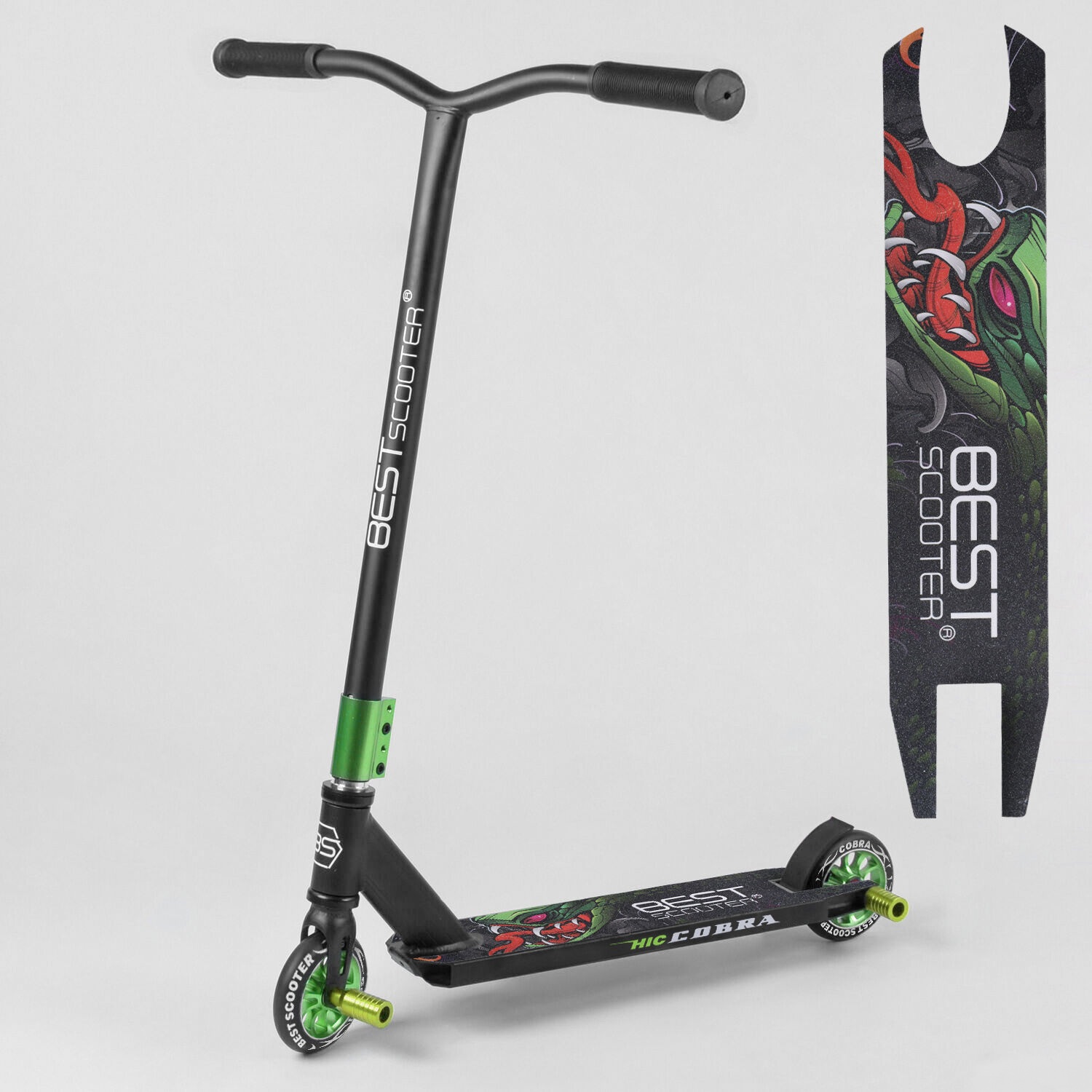 

Самокат трюковый 24544 "Best Scooter", HIC-система, ПЕГИ, алюминиевый диск и дека, колёса PU, d=110 мм