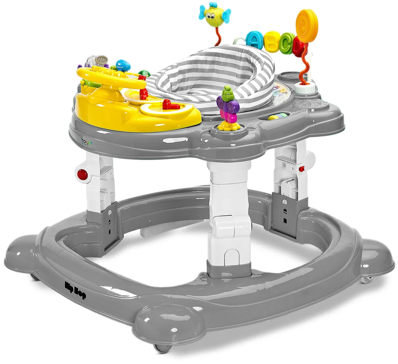 

Ходунки 3 в 1 Caretero Hip Hop Graphite со звуковыми и световыми эффектами + игровая панель