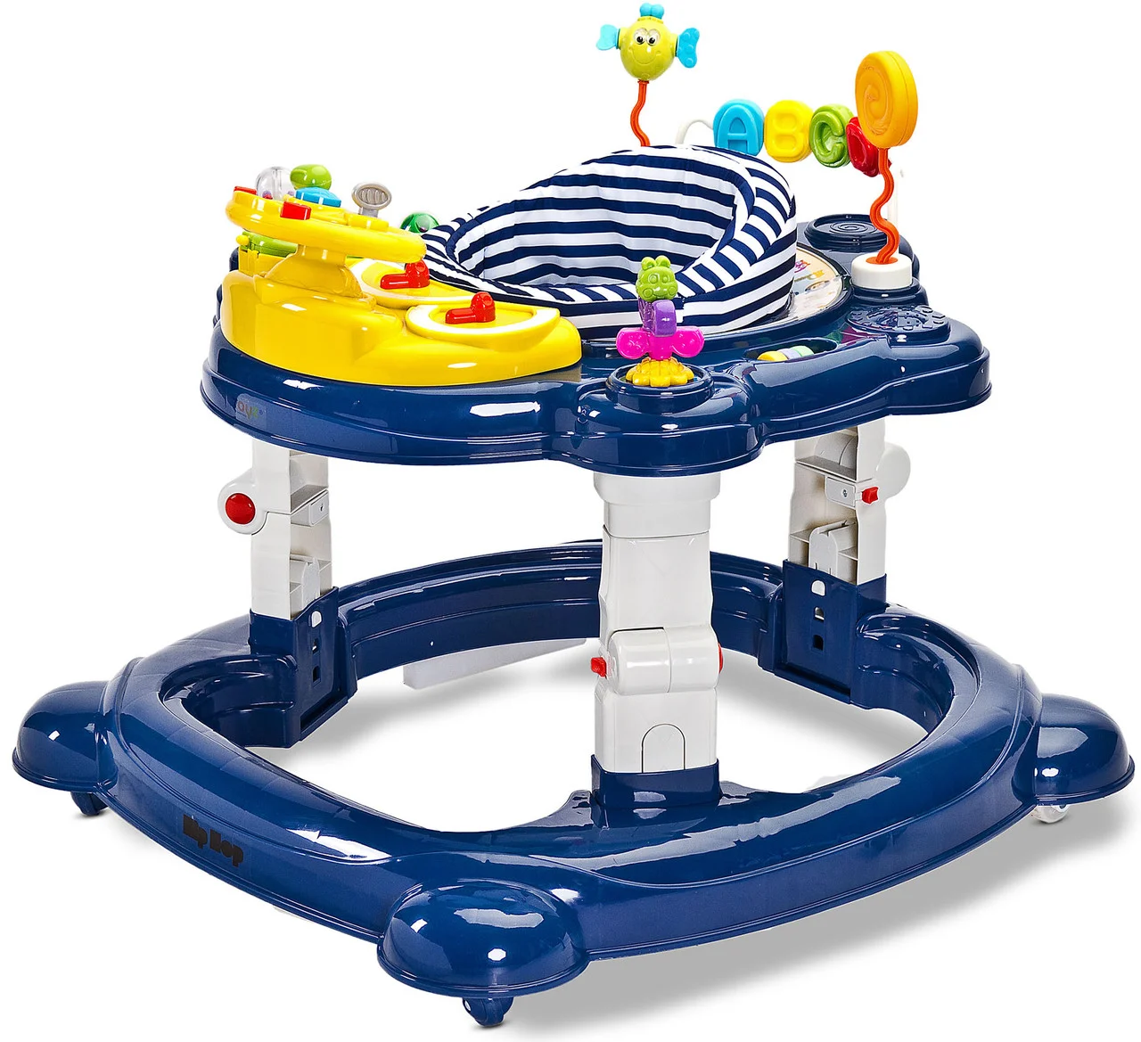 

Ходунки 3 в 1 Caretero Hip Hop Navy со звуковыми и световыми эффектами + игровая панель