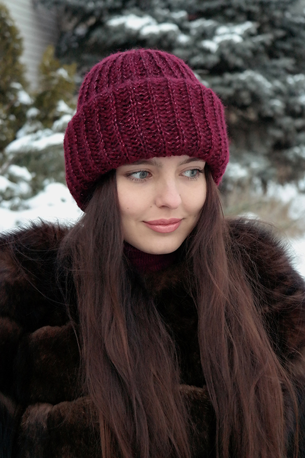 

Шапка «Ксения» Braxton 26068142 56-59 см бургунди 4705
