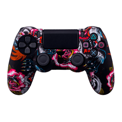 

Чехол Силиконовый RMC PlayStation 4 Black Dragon Для DualShock 4
