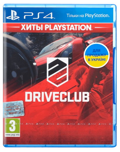 

Игра DriveClub Sony PlayStation 4 Русские Субтитры