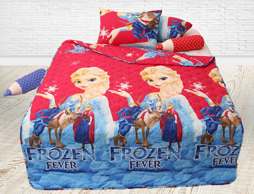 

Стеганное покрывало ТМ TAG 160х212 см хлопок Холодное сердце ( Frozen Fever )
