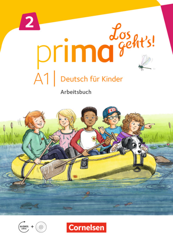 

Prima - Los geht's! - Deutsch für Kinder Band 2. Arbeitsbuch mit Audio-CD und Stickerbogen-Олександра Обрадович, Сюзанна Сперлінг, Жизель Вальман-(978-3-06-520628-0)