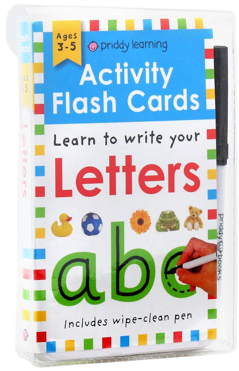 

Activity Flash Cards Letters (+ with a wipe clean pen)