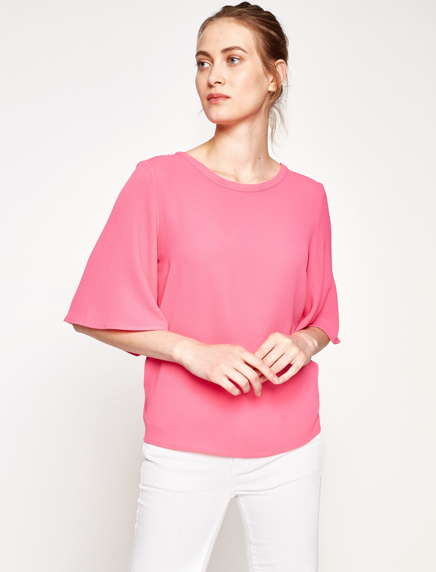 

Блузка Koton 7YAK62758UW-305  Fushia, Блузка Koton 7YAK62758UW-305 34 Fushia
