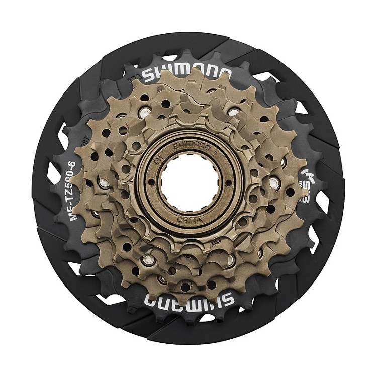 

Кассета трещотка Shimano MF-TZ500 6sp с защитой, коричневый (MF-TZ500-6-CP)