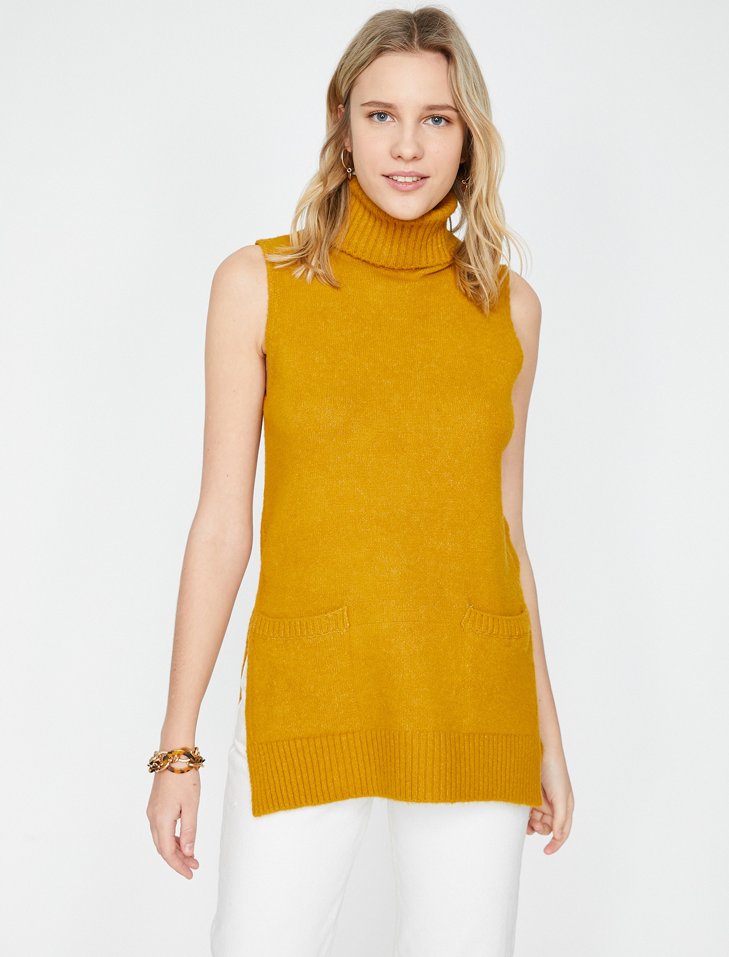 

Гольф Koton 8KAK92206HT-159 XL Mustard