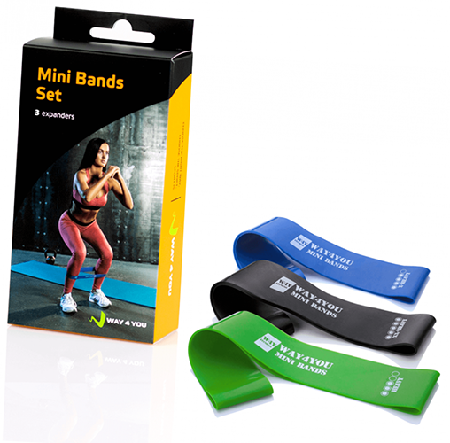 

Way4you Набор эспандеров Mini Bands Set w40129 Набор (56421021)