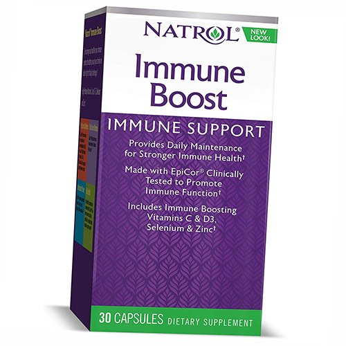 

Поддержка иммунитета с Эпикором, Immune Boost, Natrol 30капс (72358027)