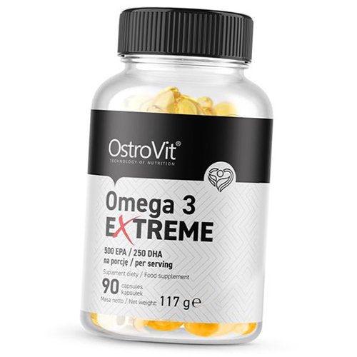 

Омега 3 для спортсменов, Omega 3 Extreme, Ostrovit 90капс (67250007)