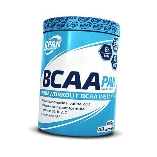 

Комплекс важнейших аминокислот ВСАА, BCAA Pak, 6Pak 400г Кактус-лимон (28350001)