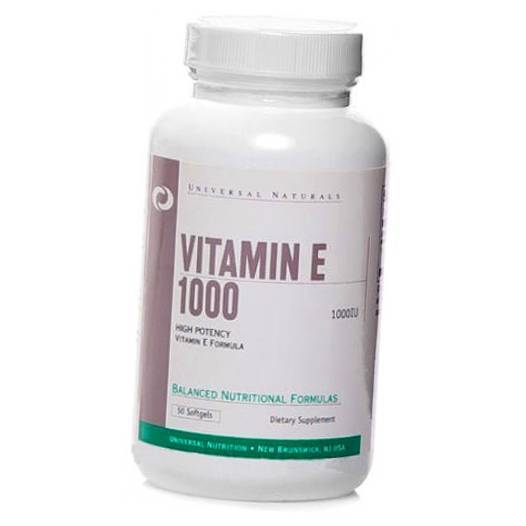 

Витамин Е, Vitamin E 1000, Universal Nutrition 50гелкапс (36086012)