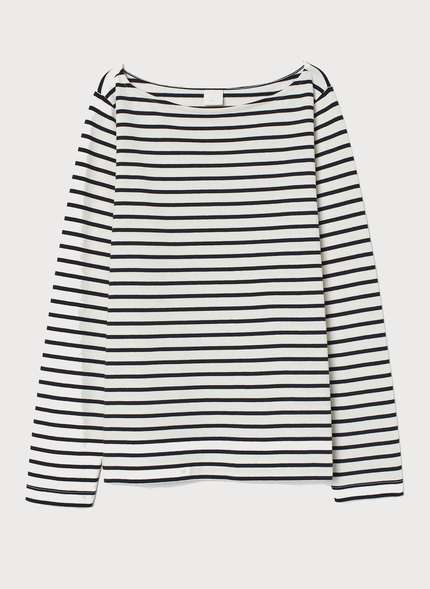 

Лонгслив H&M 203-8636201 M Белый с синим